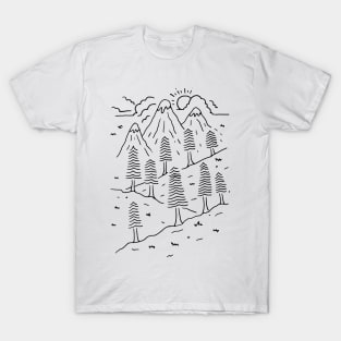Hiking Trails (for Light) T-Shirt